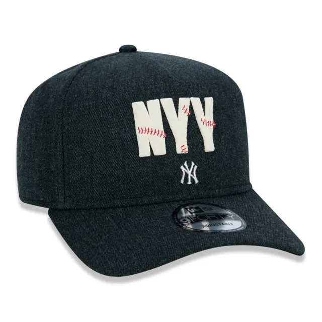 Boné 9FORTY A-Frame Aba Curva Ajustável MLB New York Yankees Essentials Bat
