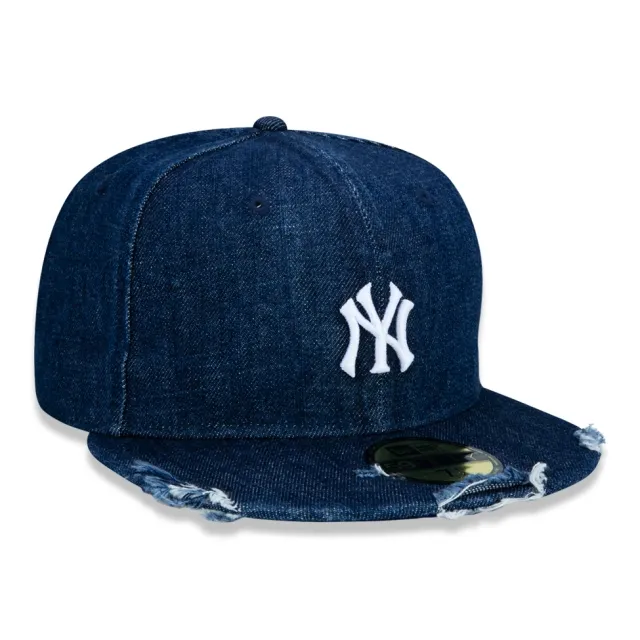 Boné 59FIFTY MLB New York Yankees Denim Destroyed