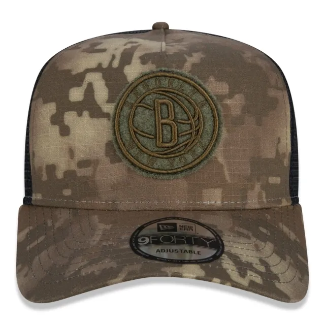 Boné 9FORTY Brooklyn Nets NBA Camuflado Digital