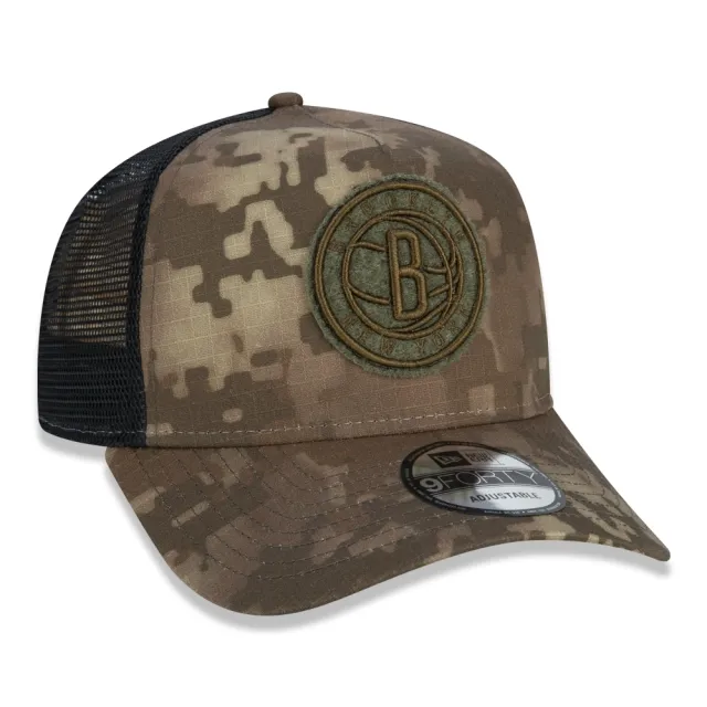 Boné 9FORTY Brooklyn Nets NBA Camuflado Digital