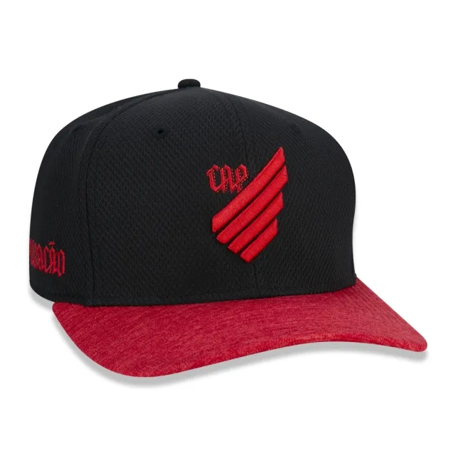 Boné 9FIFTY Stretch Snap Futebol Athlético Paranaense Aba Pré Curvada