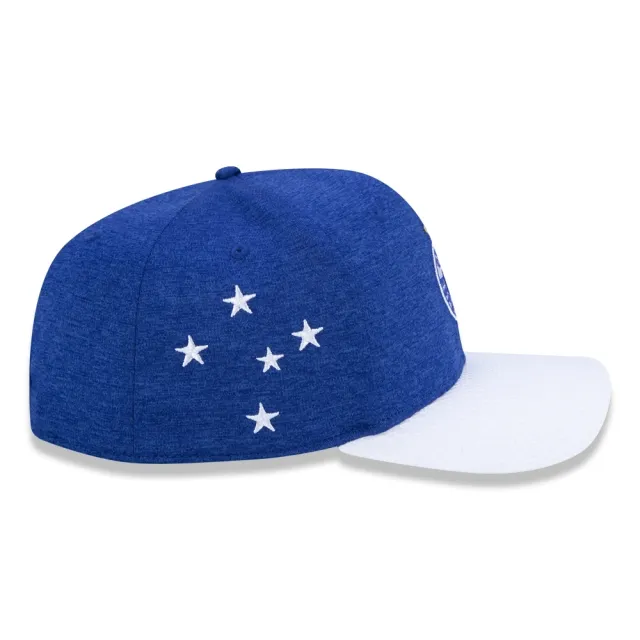 Boné 9FIFTY Stretch Snap Futebol Cruzeiro Aba Pré Curvada
