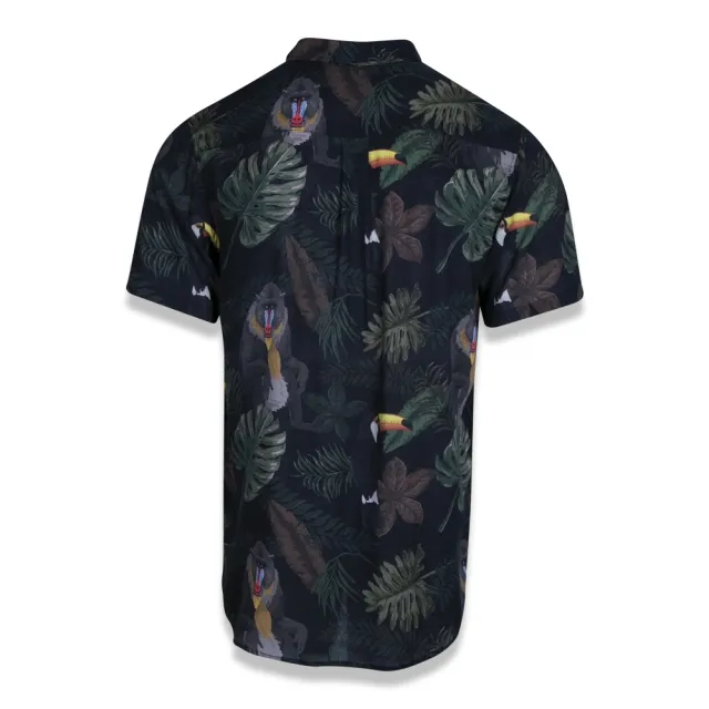 Camisa Manga Curta Botany Jungle Fauna