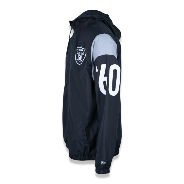 Jaqueta Plus Size Corta Vento (Windbreaker) Oakland Raiders NFL