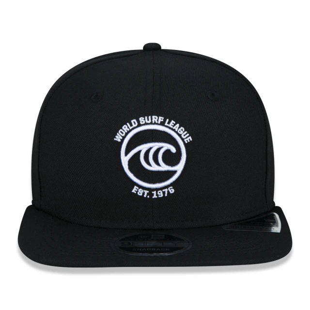 Boné 9FIFTY Original Fit Oficial WSL Surfe Preto Aba Reta Snapback