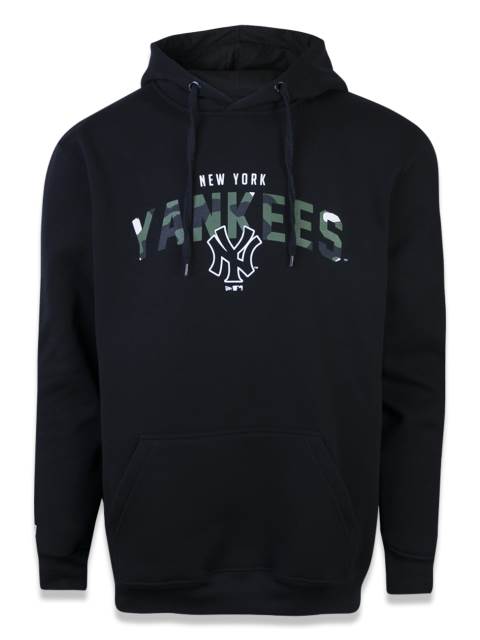 Moletom Plus Size Canguru Fechado New York Yankees MLB