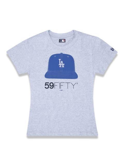 Camiseta Juvenil Cap Los Angeles Dodgers MLB