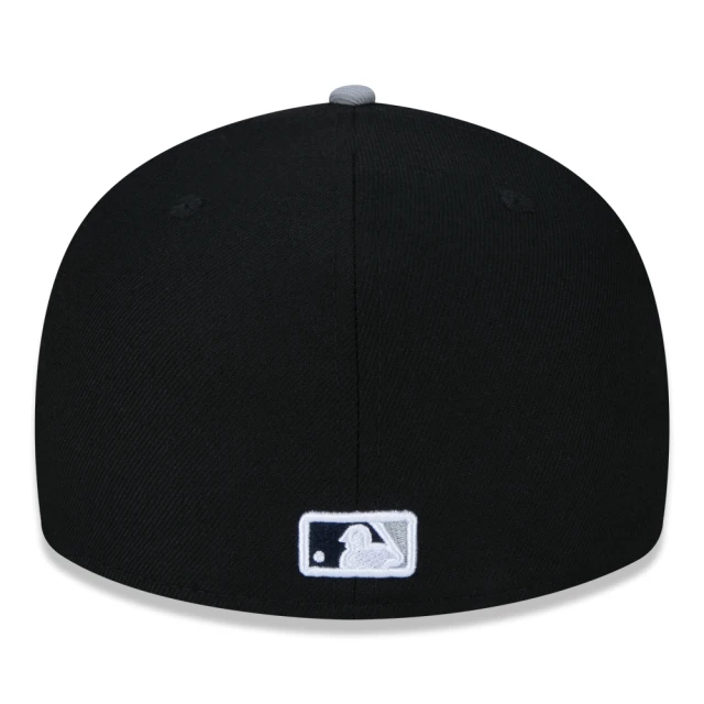 Boné 59FIFTY MLB New York Yankees College Fechado Aba Reta Preto