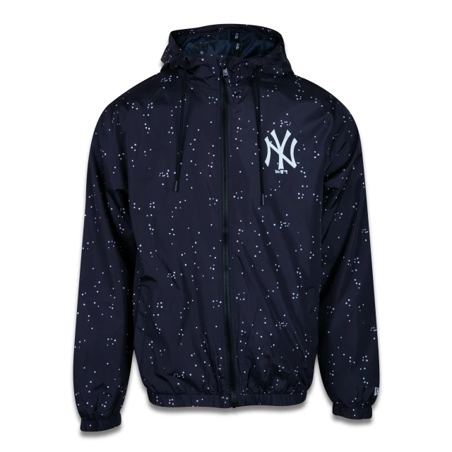 Jaqueta Corta Vento Windbreaker MLB New York Yankees Rave Space Glow