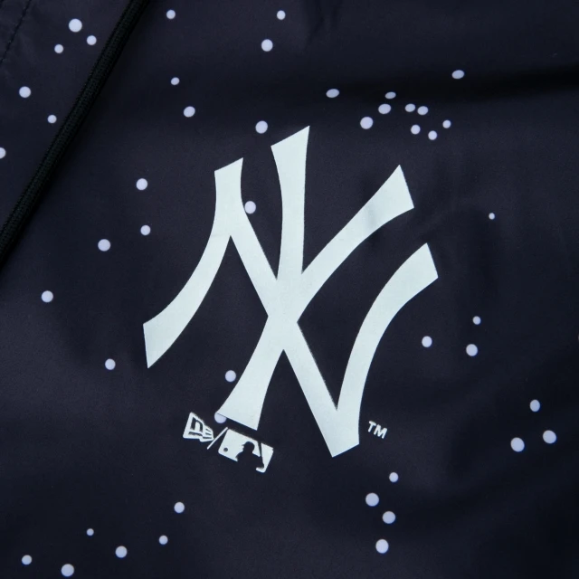 Jaqueta Corta Vento Windbreaker MLB New York Yankees Rave Space Glow