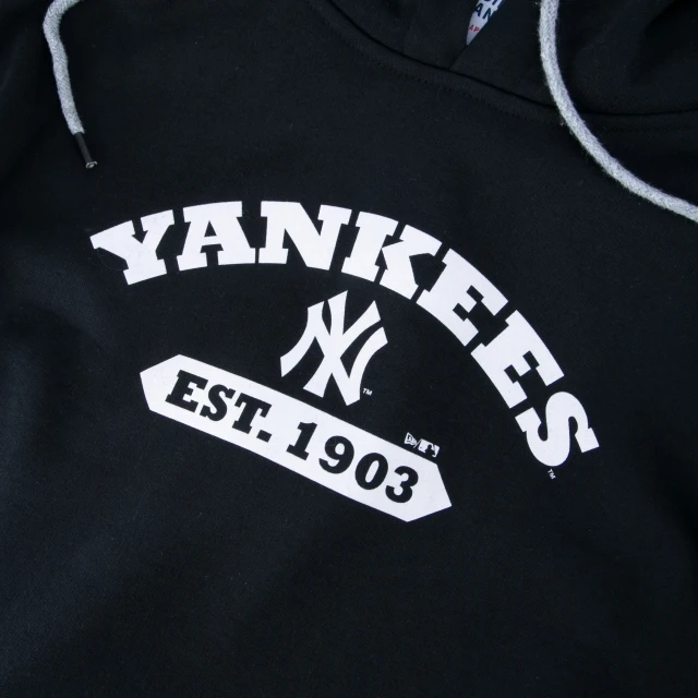 Moletom Canguru Fechado MLB New York Yankees College Rounded