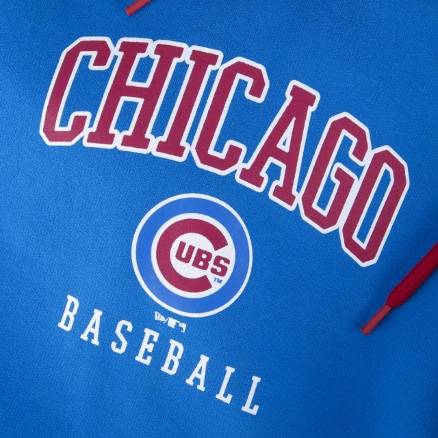Moletom Canguru Fechado MLB Chicago Cubs College School
