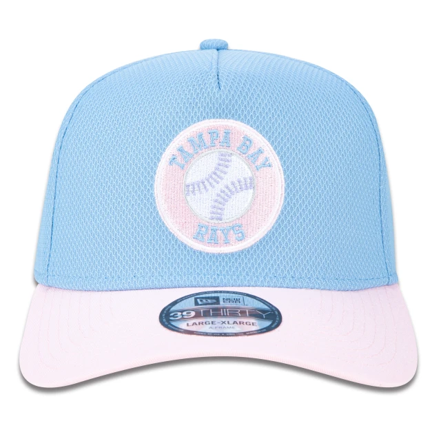 Boné 39THIRTY A-Frame Aba Curva MLB Tampa Bay Rays Retro Soundtrack
