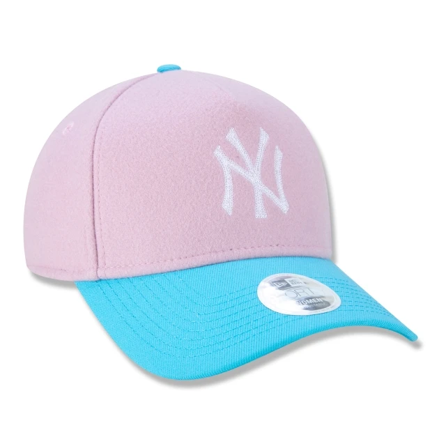 Boné Feminino 9FORTY A-Frame Snapback Aba Curva MLB New York Yankees Energy Spirit Cute