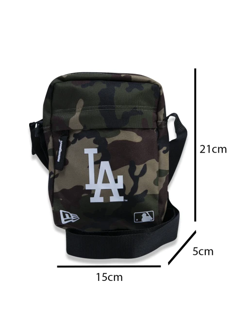 Mini Bolsa Transversal MLB Los Angeles Dodgers Camuflada