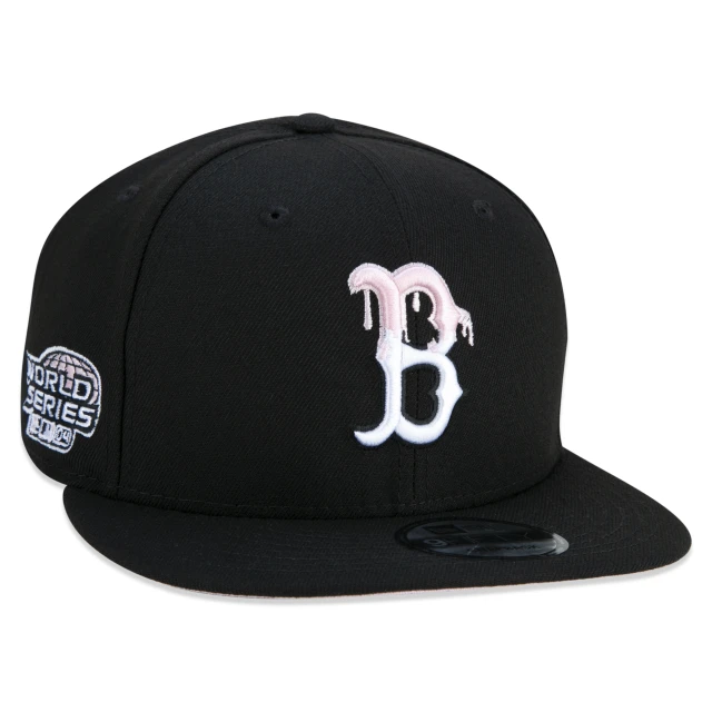 Boné 9FIFTY Boston Red Sox World Series Aba Reta Preto