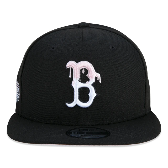 Boné 9FIFTY Boston Red Sox World Series Aba Reta Preto