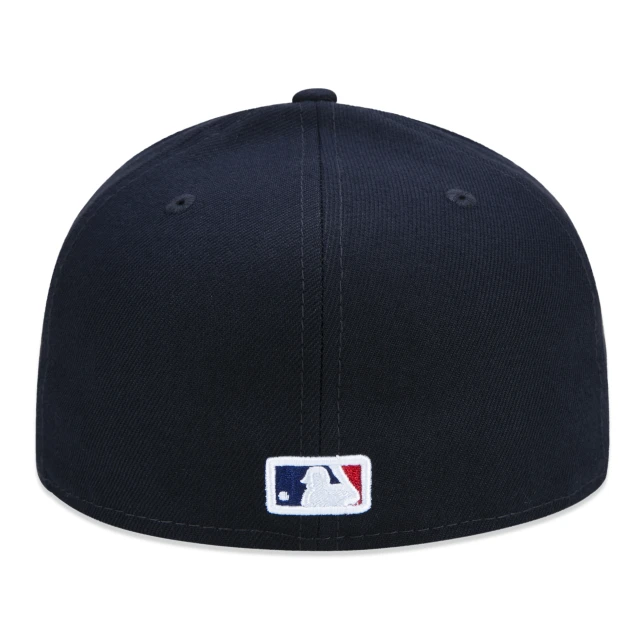 Boné 59FIFTY New York Yankees Patchwork Aba Reta Azul Marinho