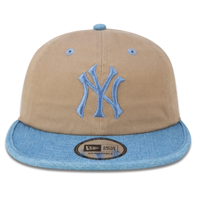 Boné Casual Classic New York Yankees Marrom Aba Reta