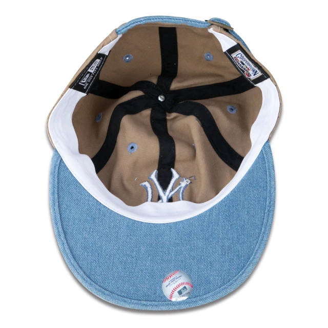 Boné Casual Classic New York Yankees Marrom Aba Reta