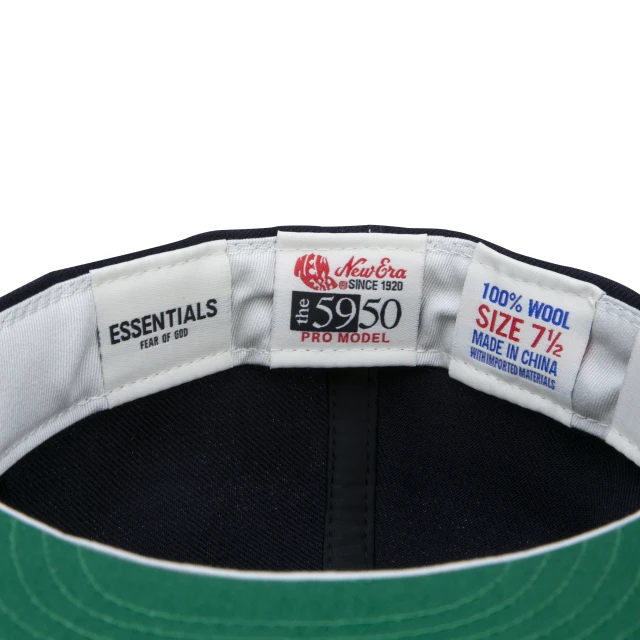 Boné 59FIFTY Fitted Essentials Fear Of God Aba Reta Azul Marinho