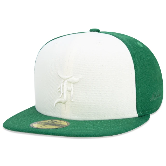 Boné 59FIFTY Fitted Essentials Fear Of God Aba Reta Verde Branco