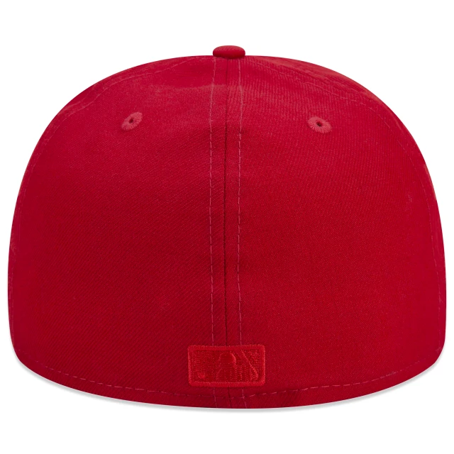 Boné 59FIFTY Fitted Essentials Fear Of God Aba Reta Vermelho Branco