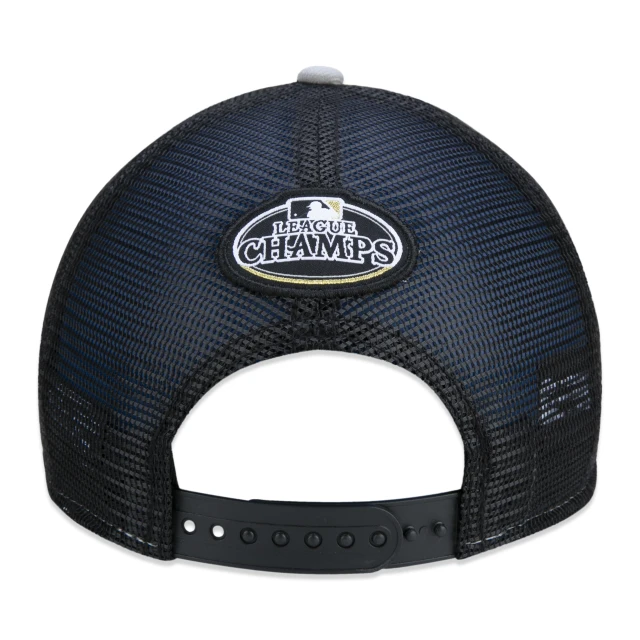 Boné 9FORTY Atlanta Braves Campeão Da Liga Locker Room MLB Ajustável Aba Curva