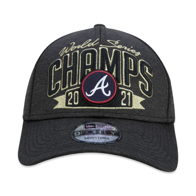 Boné 9FORTY Atlanta Braves Campeão World Series Champions 2021 Locker Room