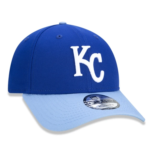 Boné 9FORTY MLB Kansas City Royals Aba Curva Snapback Azul