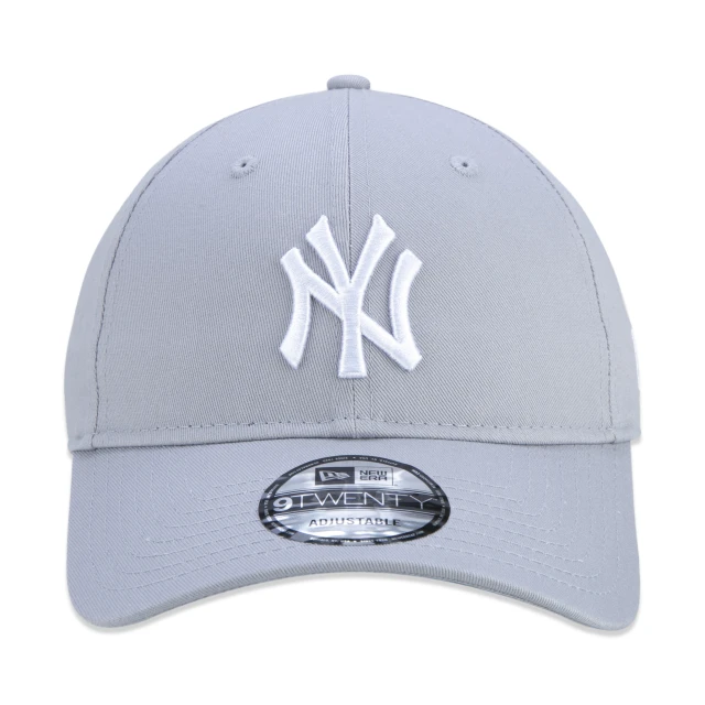 Boné 9TWENTY MLB New York Yankees Aba Curva Cinza
