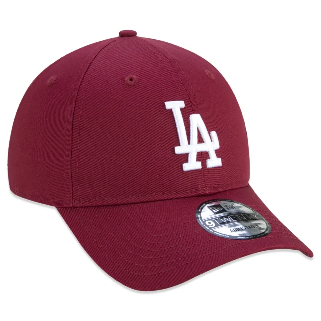 Boné 9TWENTY MLB Los Angeles Dodgers Aba Curva Vinho