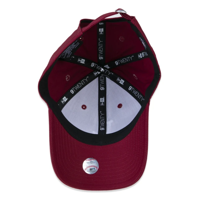 Boné 9TWENTY MLB Los Angeles Dodgers Aba Curva Vinho