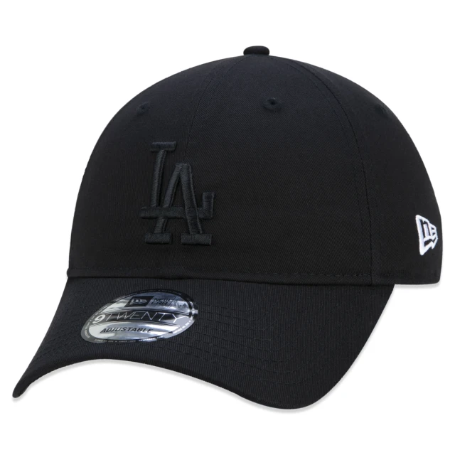 Boné 9TWENTY MLB Los Angeles Dodgers Aba Curva Preto