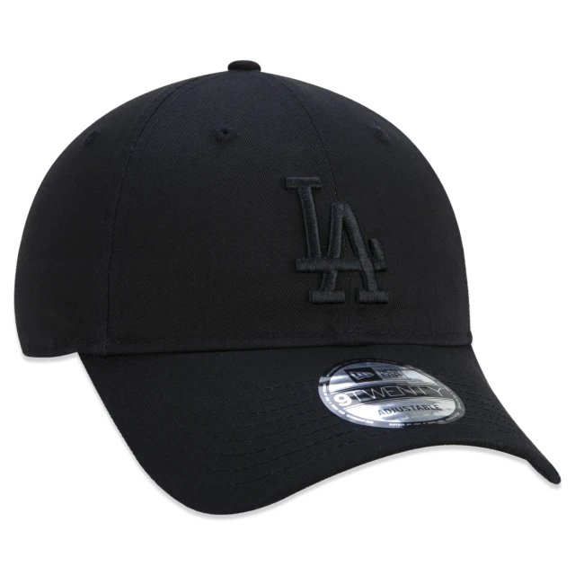 Boné 9TWENTY MLB Los Angeles Dodgers Aba Curva Preto
