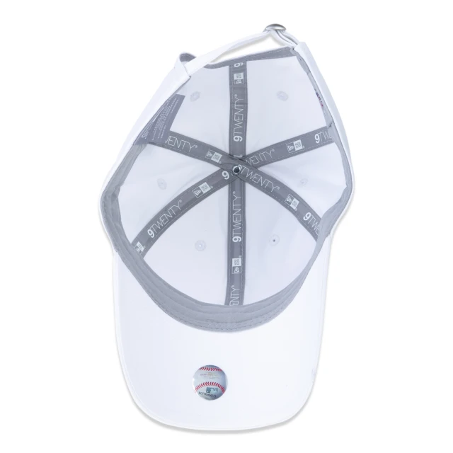 Boné 9TWENTY MLB Los Angeles Dodgers Aba Curva Branco