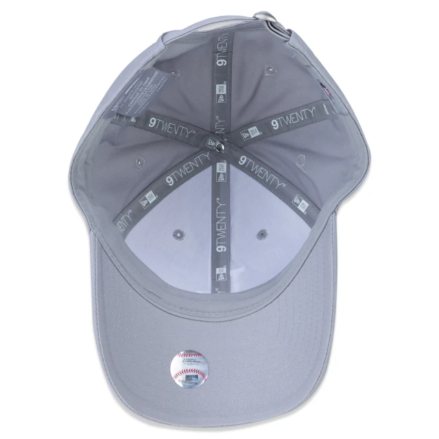 Boné 9TWENTY MLB Los Angeles Dodgers Aba Curva Cinza