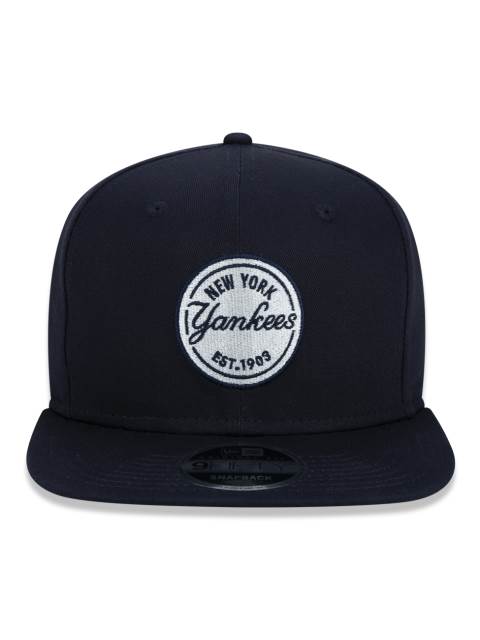 Boné 9FIFTY Original Fit Aba Reta Ajustável MLB New York Yankees Essentials Est 1903
