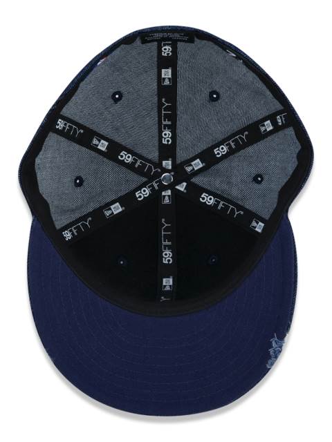 Boné 59FIFTY MLB New York Yankees Denim Destroyed
