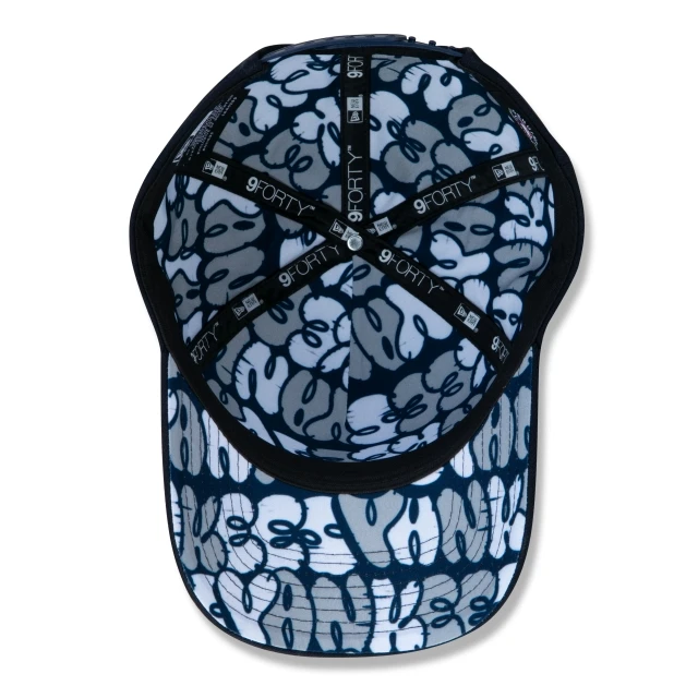 Boné 9FORTY A-Frame Snapback Aba Curva New York Yankees Street Life Sopa De Letra