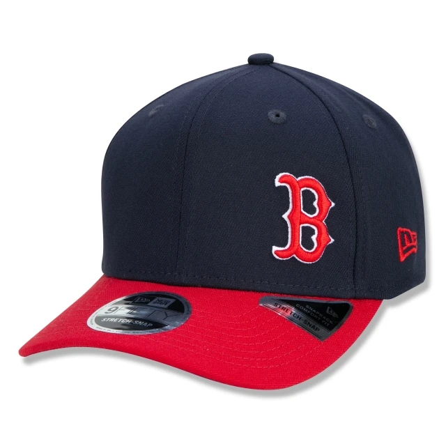 Boné 9FIFTY Stretch Snap Aba Curva Boston Red Sox Core Block