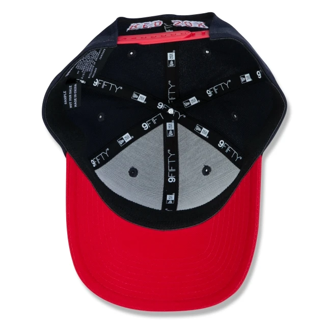 Boné 9FIFTY Stretch Snap Aba Curva Boston Red Sox Core Block