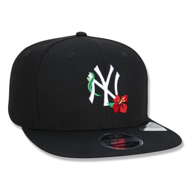 Boné 9FIFTY Original Fit Snapback Aba Reta New York Yankees Hawaii Vibes Flower