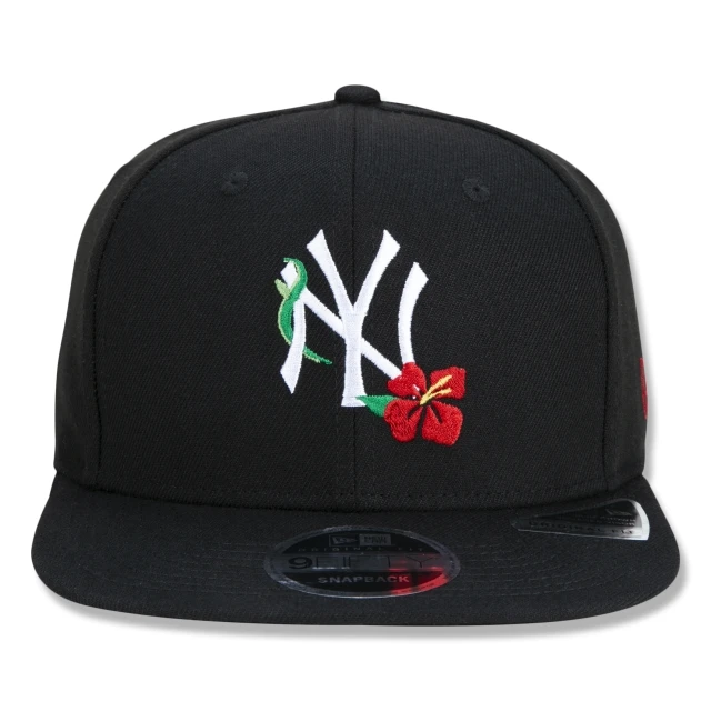 Boné 9FIFTY Original Fit Snapback Aba Reta New York Yankees Hawaii Vibes Flower