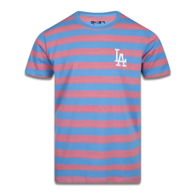 Camiseta Regular Manga Curta Los Angeles Dodgers Have Fun Stripes