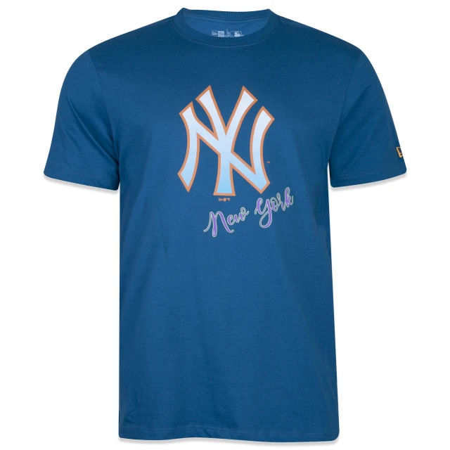 Camiseta Regular Manga Curta New York Yankees Hawaii Vibes Fresh