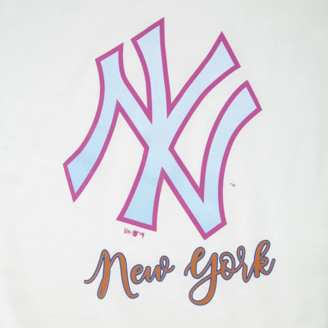 Camiseta Regular Manga Curta New York Yankees Hawaii Vibes Fresh