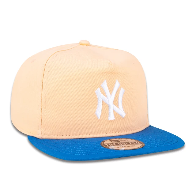 Boné The Golfer Snapback MLB New York Yankees Classic Aba Reta Laranja