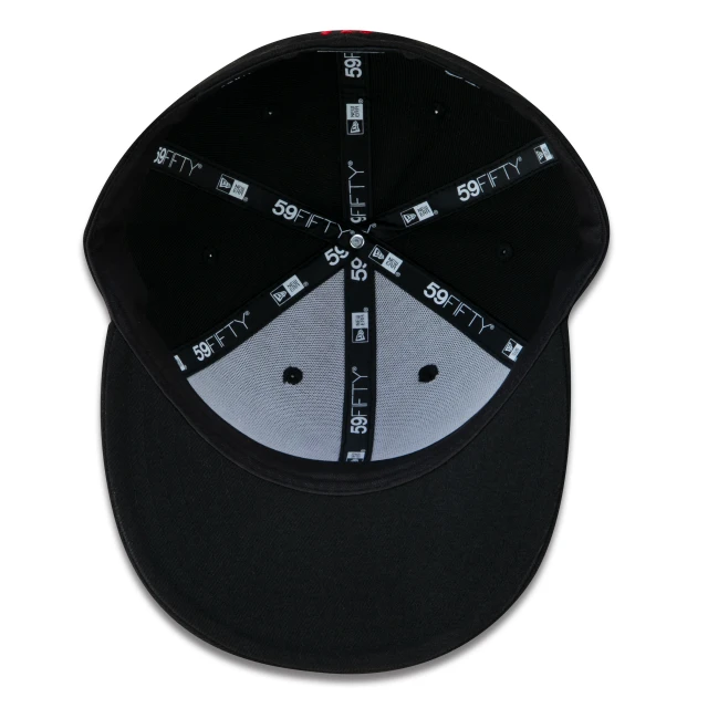 Boné 59FIFTY Low Profile MLB New York Yankees Classic Aba Pré Curvada Preto