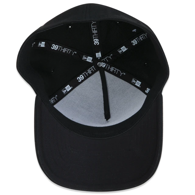 Boné 39THIRTY A-Frame MLB New York Yankees Core Aba Curva Preto